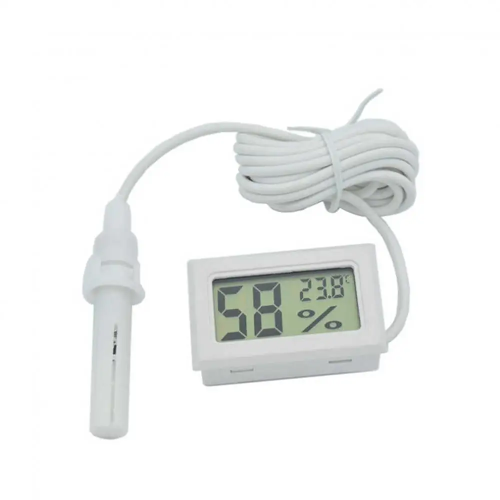 1-10 бр. Мини LCD дигитален термометър, Влагомер тестер Сонда Инкубатор аквариум Измерване на температура и влажност на въздуха Сензор Детектор Изображение 5