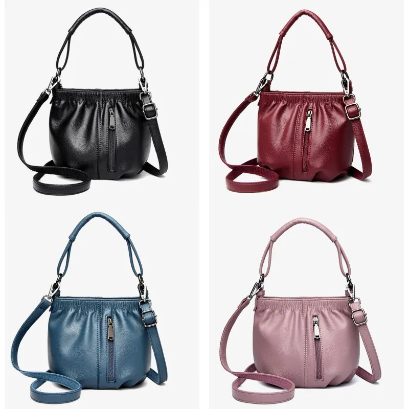 Чанта дамски 2023 нова лятна работна малка чанта за почивка с голям капацитет ръчна чанта през рамо от мека кожа чанта-кофа Изображение 0