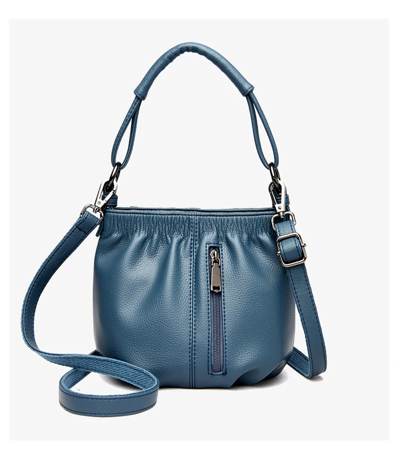Чанта дамски 2023 нова лятна работна малка чанта за почивка с голям капацитет ръчна чанта през рамо от мека кожа чанта-кофа Изображение 1