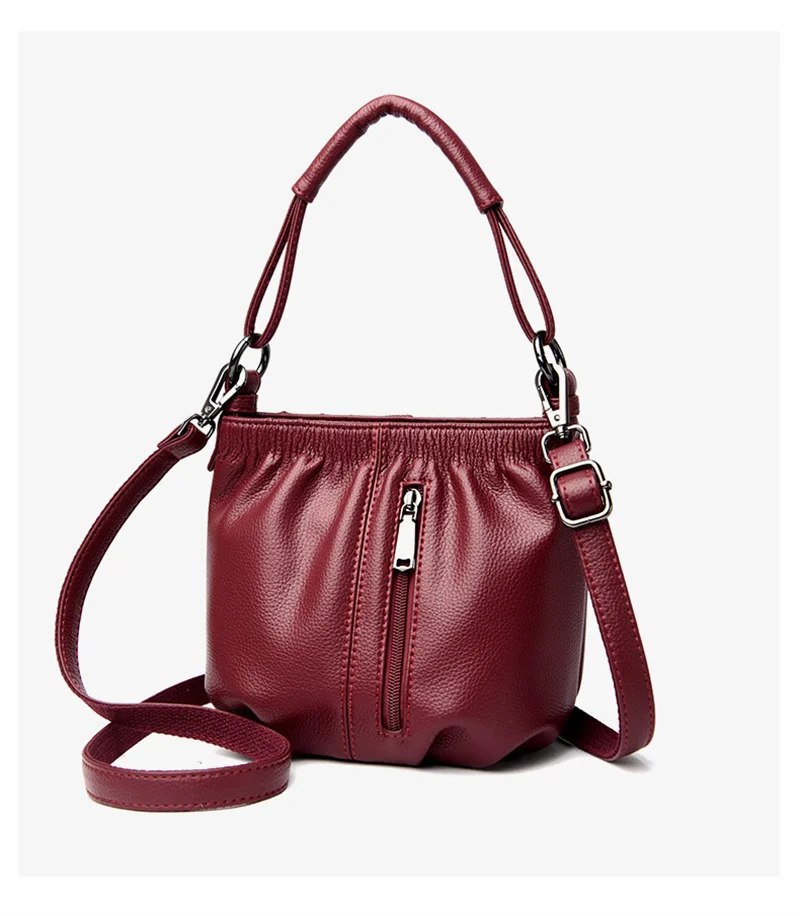 Чанта дамски 2023 нова лятна работна малка чанта за почивка с голям капацитет ръчна чанта през рамо от мека кожа чанта-кофа Изображение 2