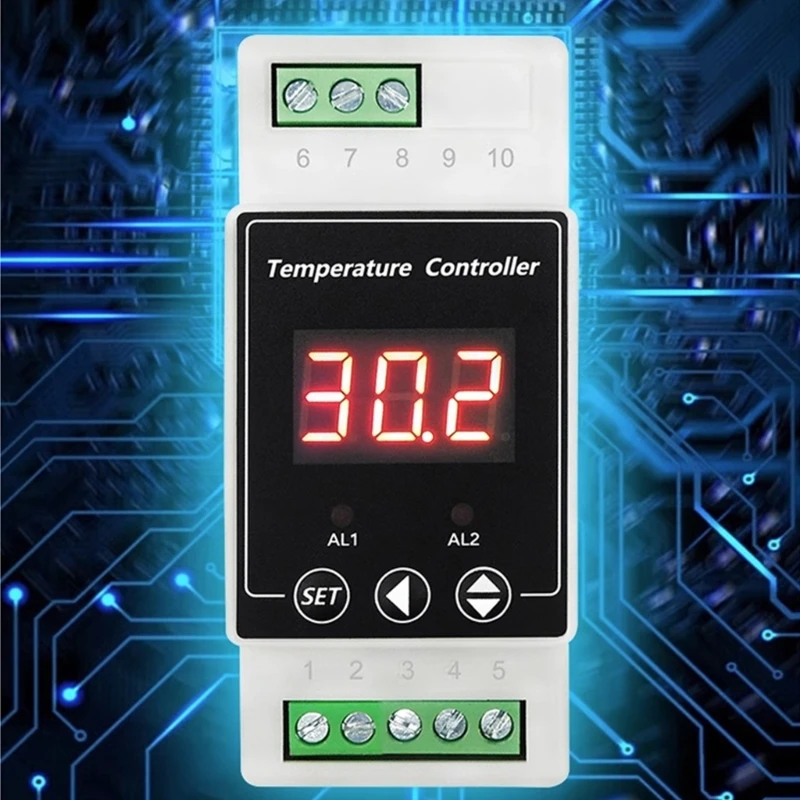 Монтирани на шина Регулатор на температурата, устройство за контрол на температурата, трайни Изображение 1