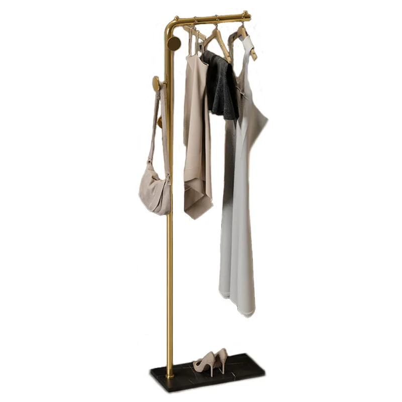 Минималистичная закачалка за дрехи в спалнята, стойка за съхранение на дрехи в коридора, Скандинавски Златен Портативен дизайн, Закачалка за дрехи, Ютии, мебели Roupeiro YYY30XP Изображение 2