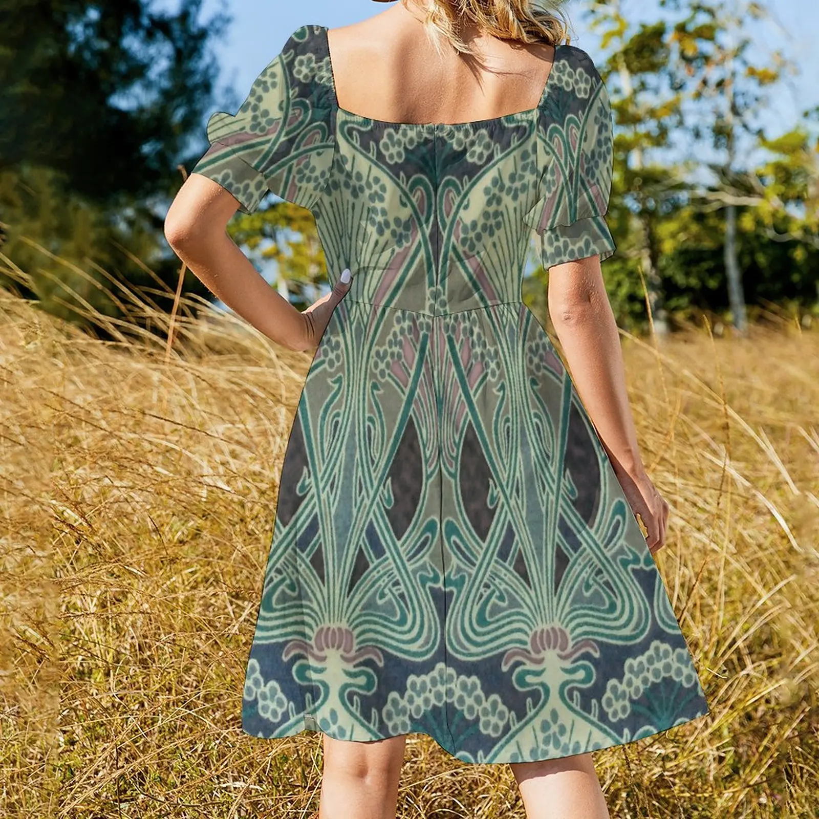 Лятото женствена рокля Absinthe До 2023, Женски лятна дълга рокля, дамски рокли, Летни рокли за жените Изображение 2