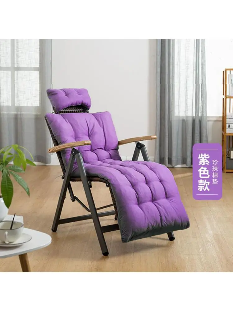 Стол за почивка от ратан ръчно изработени, на сгъваем стол за обедна почивка, стол за следобедна почивка, домашен Градински стол, мързелива облегалка, легло за щастлив сън Изображение 4