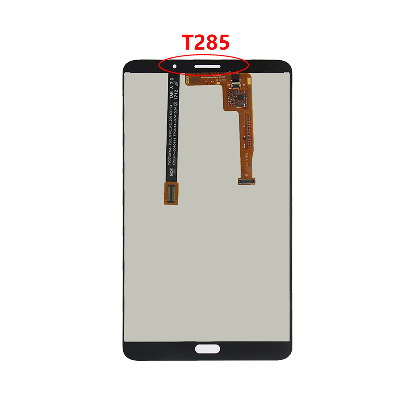 За Samsung Galaxy Tab A 7,0 (2016) SM-T280 T280 T285 LCD Сензорен дисплей Дигитайзер Сензори Пълна Монтаж на Панел LCD T285 Изображение 1