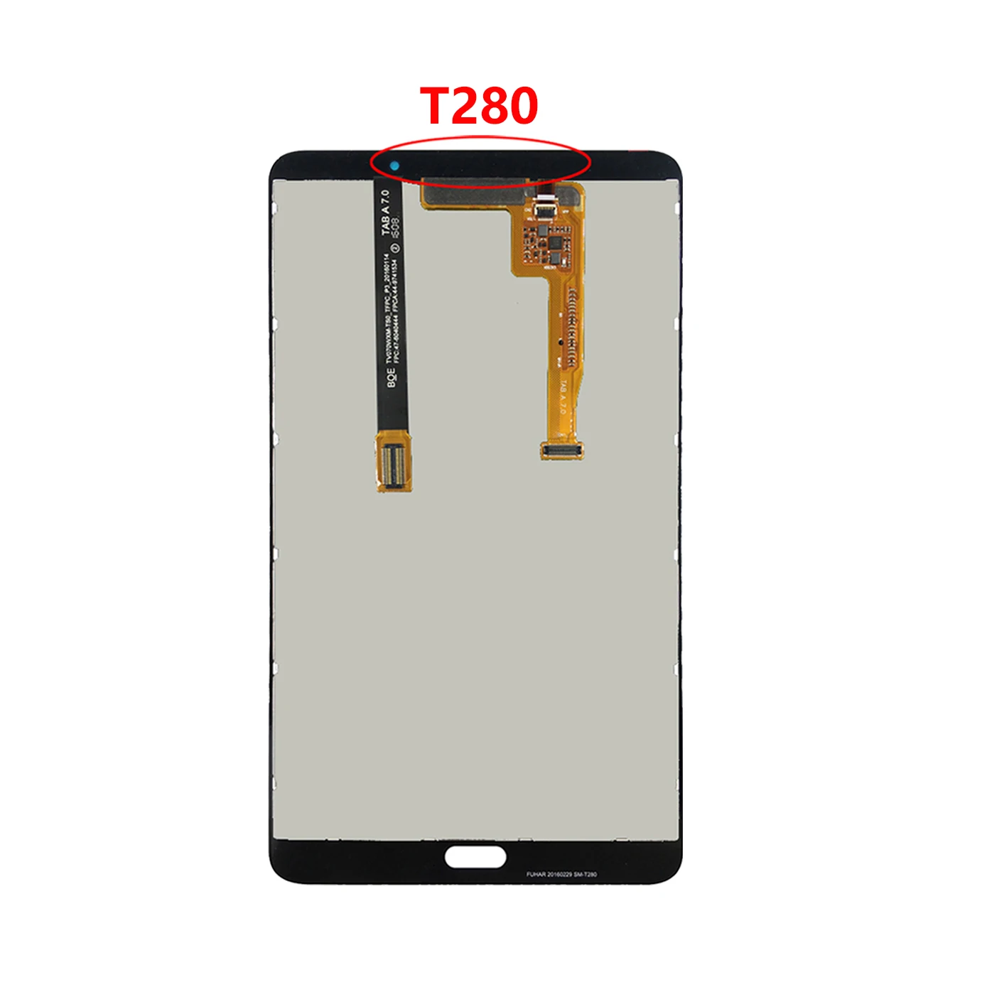 За Samsung Galaxy Tab A 7,0 (2016) SM-T280 T280 T285 LCD Сензорен дисплей Дигитайзер Сензори Пълна Монтаж на Панел LCD T285 Изображение 2