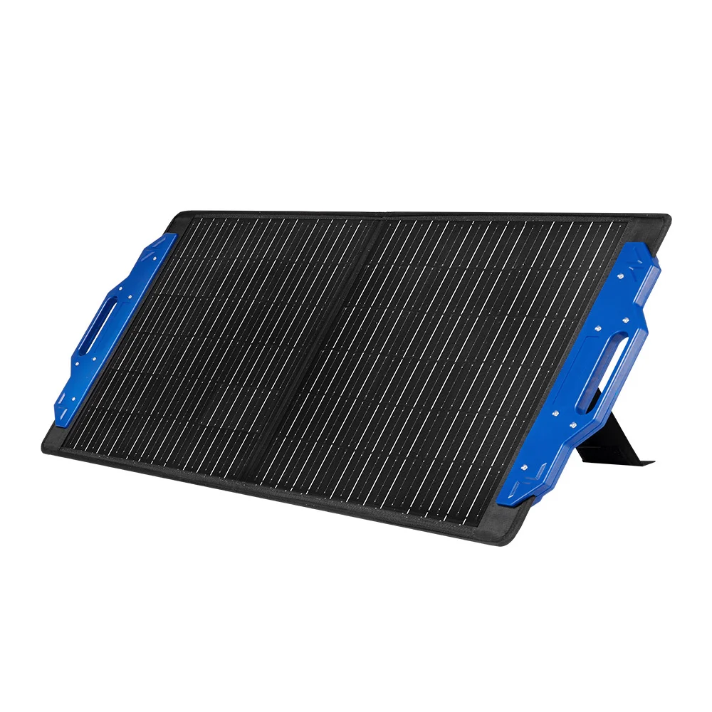 Лесно преносима сгъваема соларен панел Etfe 12V 100W Mono на открито Изображение 0