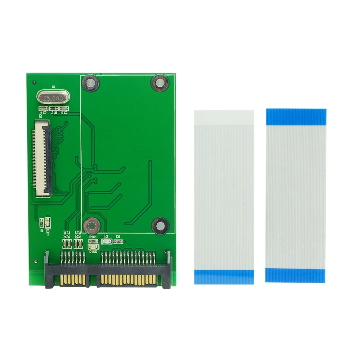 1,8-инчов 40-пинов твърд диск ZIF/CE SSD HDD на 7 + 15 22-пинов адаптер SATA, такса конвертор Изображение 0