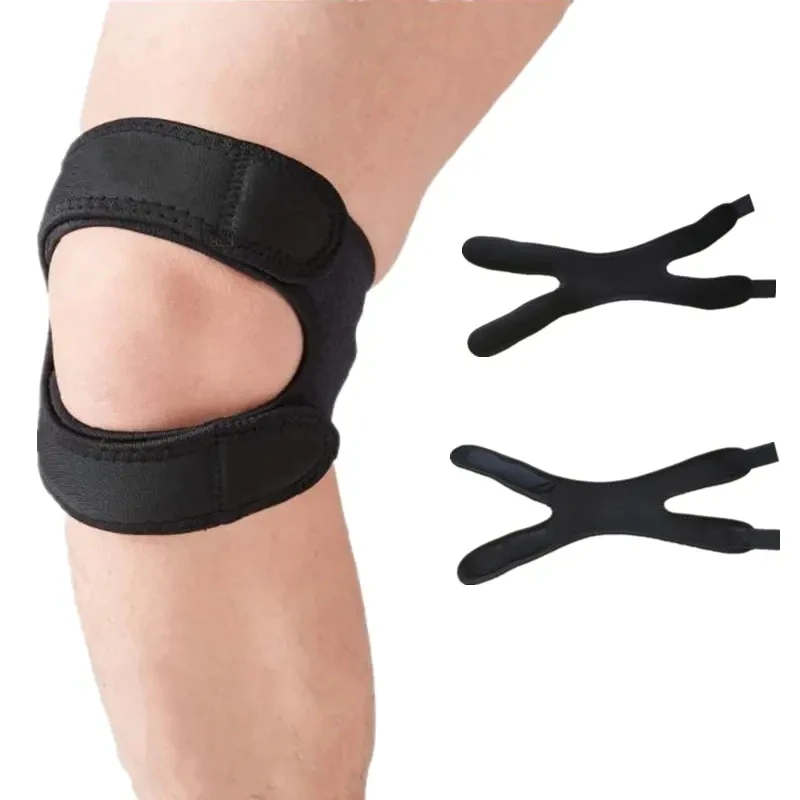 Бягаща патела с ледена кост за лечение на травми при мъжете и жените Спортна защита на менискус на колянна става защита на коляното фиксиран колан Изображение 0